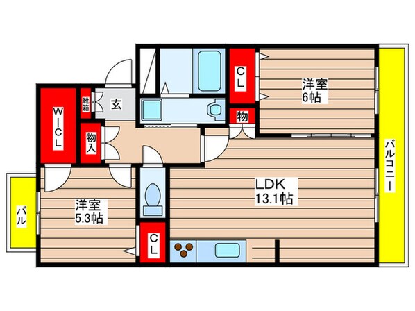 水野マンションの物件間取画像